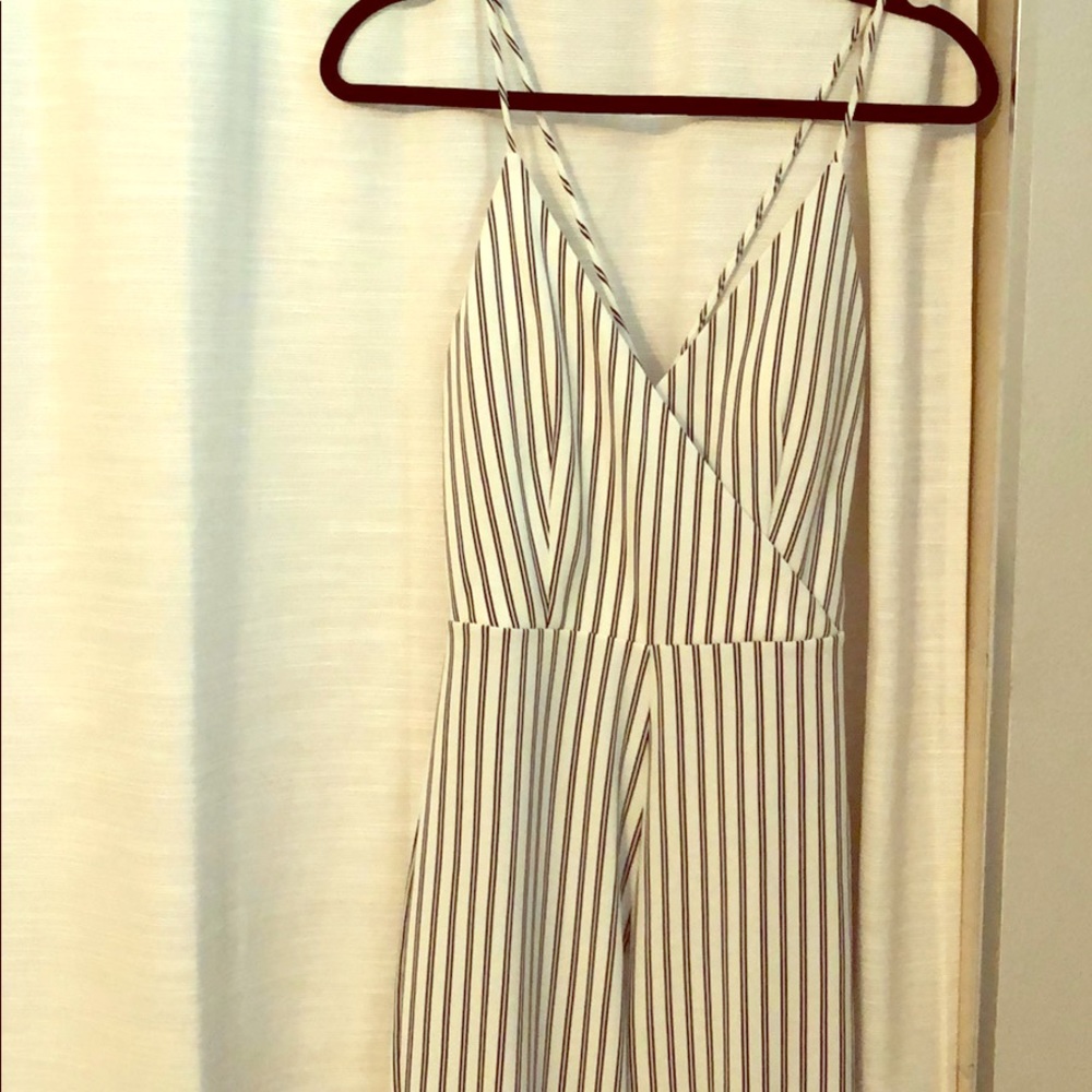 Striped romper
